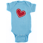 Click here for more information about Le Bonheur Onesie - Teal